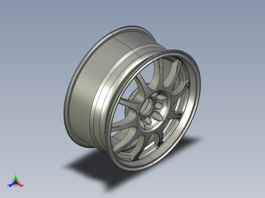 轮毂、轮胎(104)正等轴测缩略图