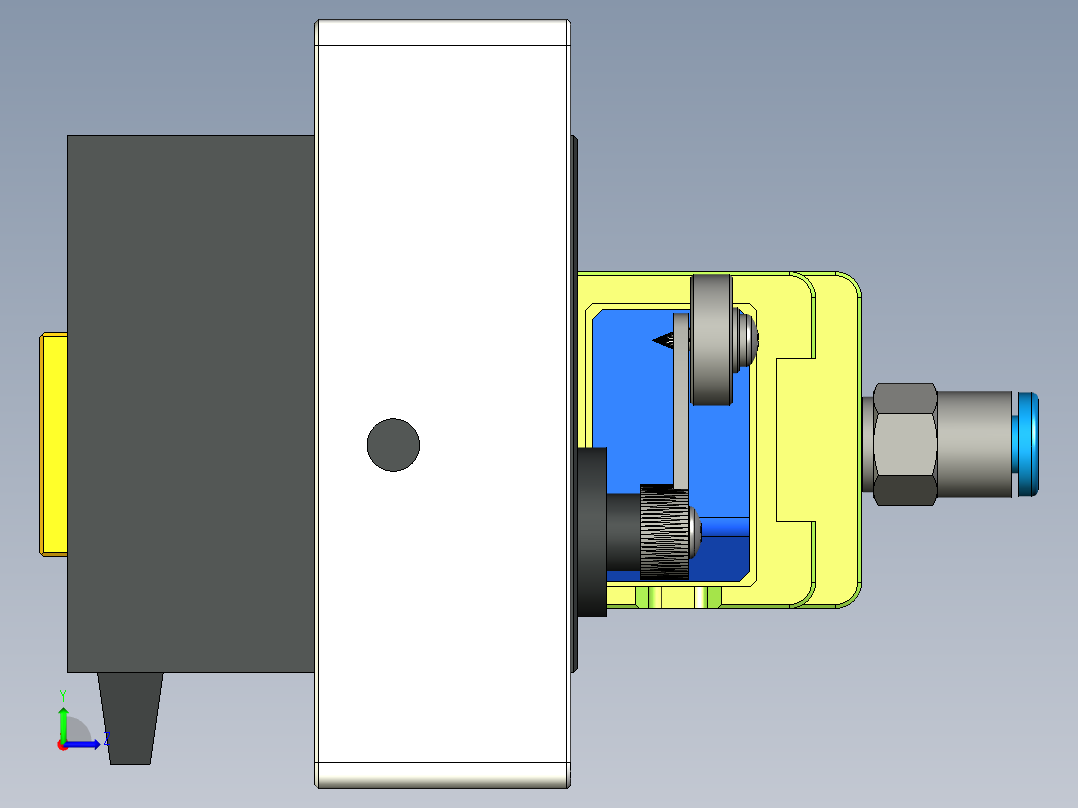 B3003839-3D打印机灯丝切割器左视图