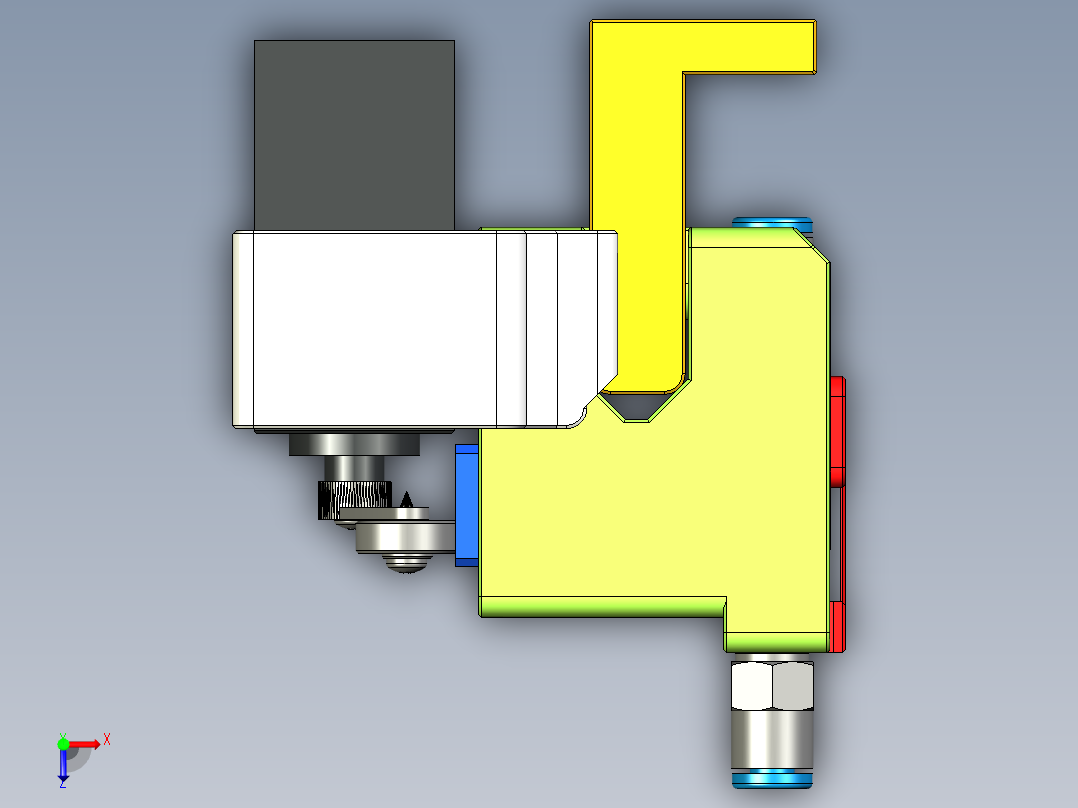 B3003839-3D打印机灯丝切割器俯视图