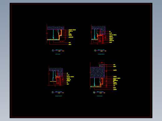 窗帘盒节点大样