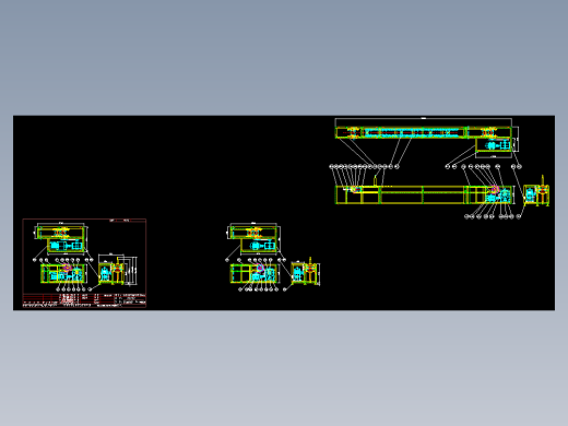 自行车组车线装配图
