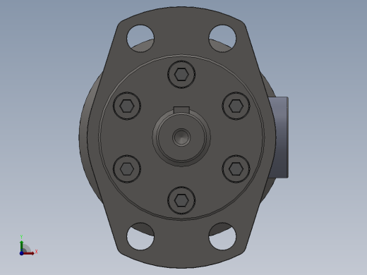 摆线液压马达前视缩略图