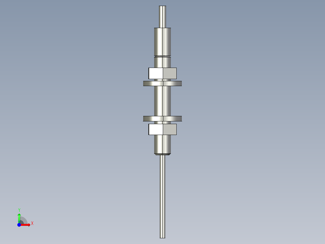 光纤传感器光纤模组 FU-35FA前视图