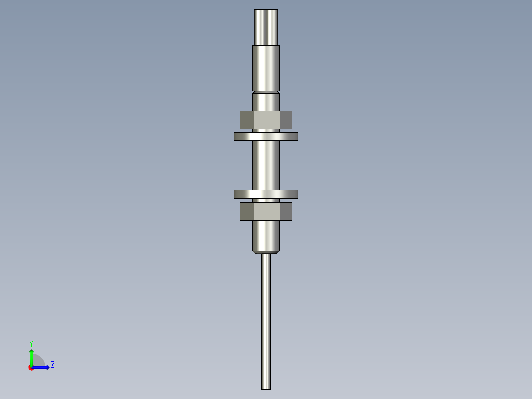 光纤传感器光纤模组 FU-35FA左视图