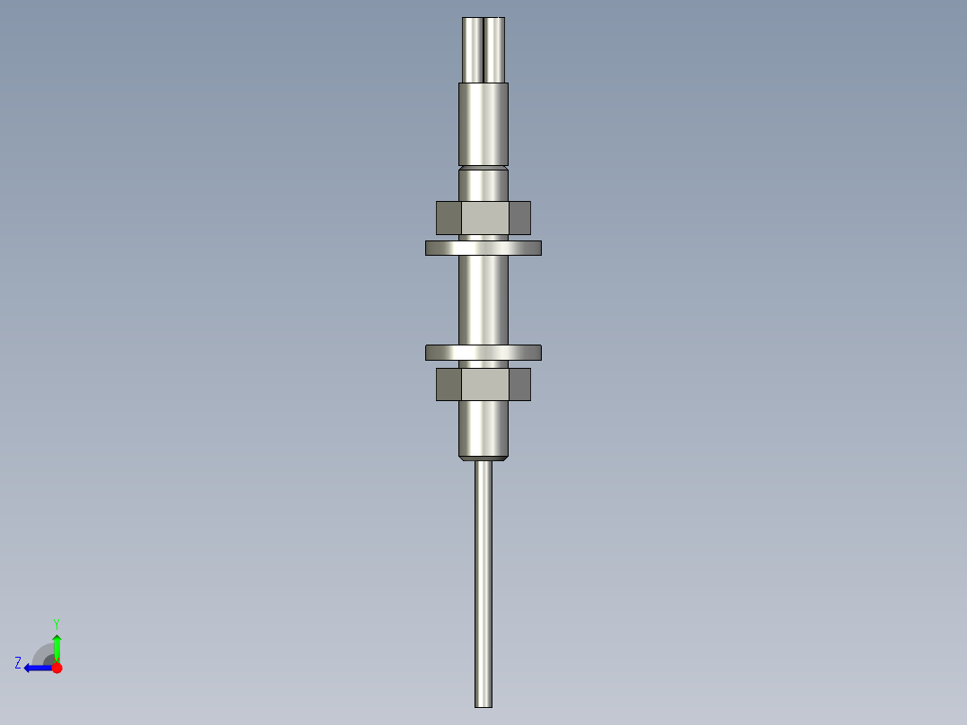 光纤传感器光纤模组 FU-35FA右视图