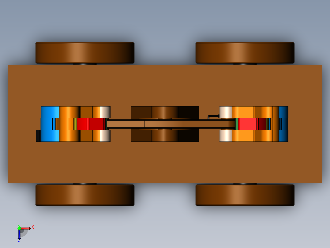 推着手推车的工人俯视图