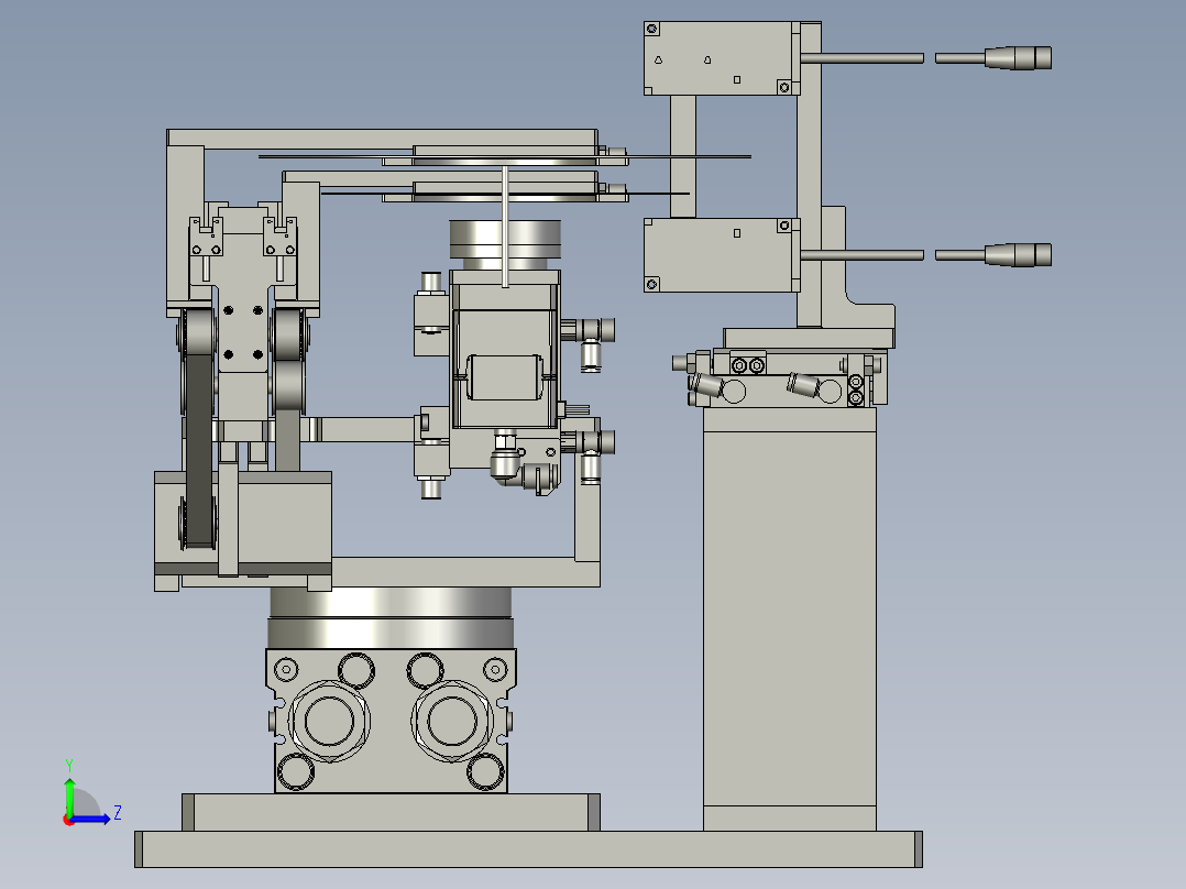旋转部分左视图