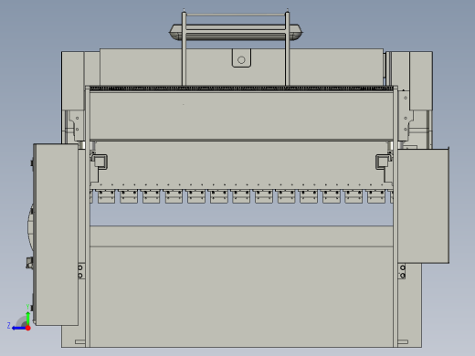 电液同步数控折弯机右视缩略图