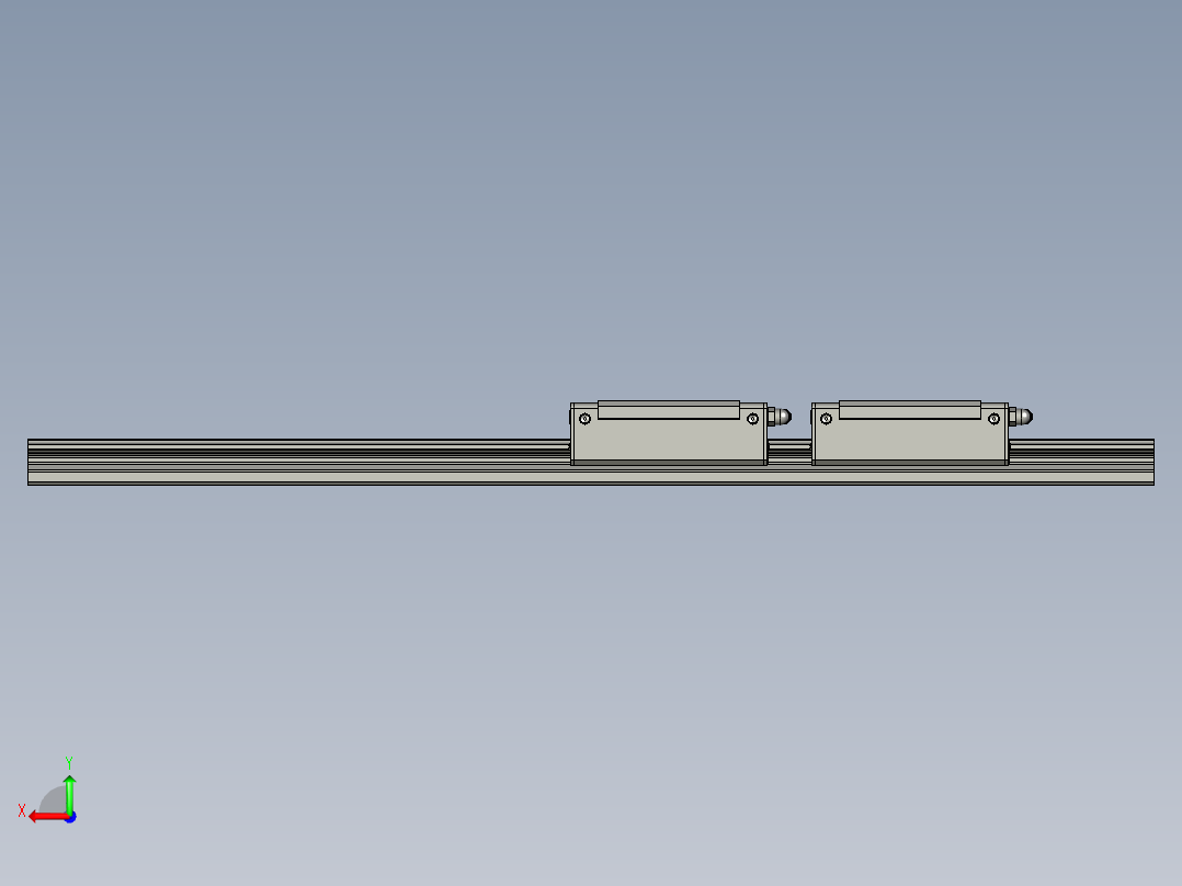 滑块导轨HGH30CA2R560Z0C(E1E240)后视图