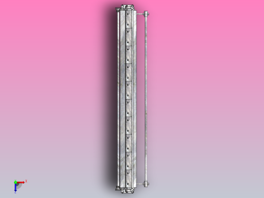 金属板折弯机组件俯视缩略图