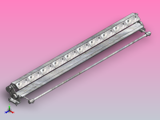 金属板折弯机组件正等轴测缩略图