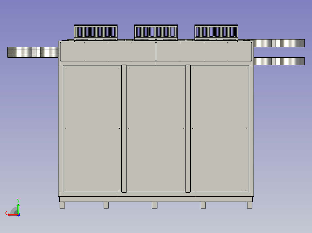 11立方高低温试验箱后视图