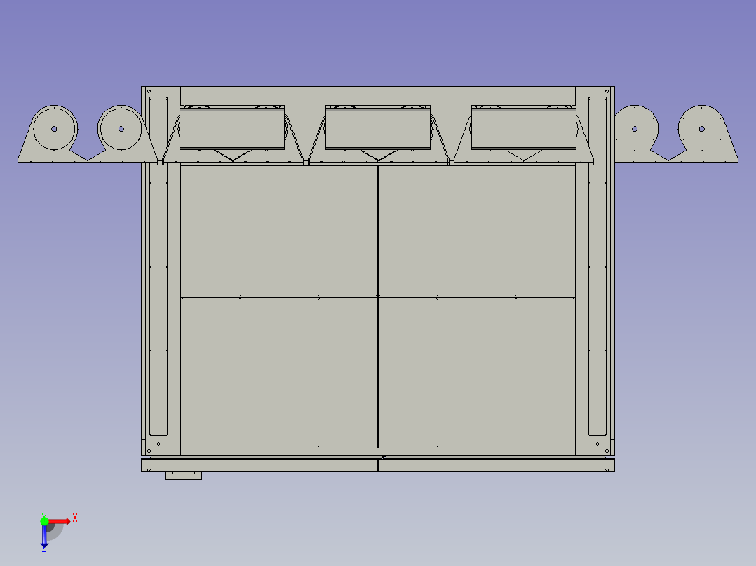 11立方高低温试验箱俯视图