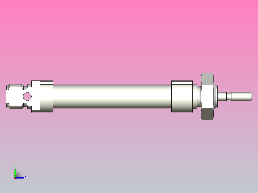 FESTO气缸DSNU-10-30-P-A---_0_左视图