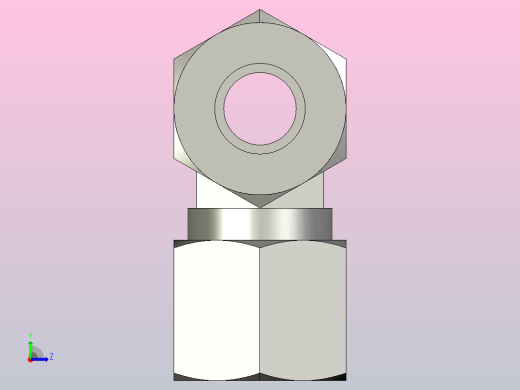 EO接头三通T10ZLCF.igs左视缩略图