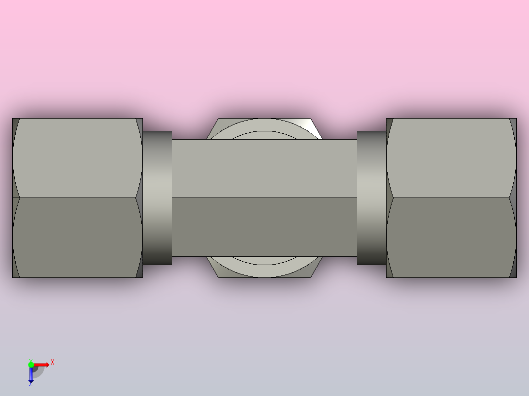 EO接头三通T10ZLCF.igs俯视图