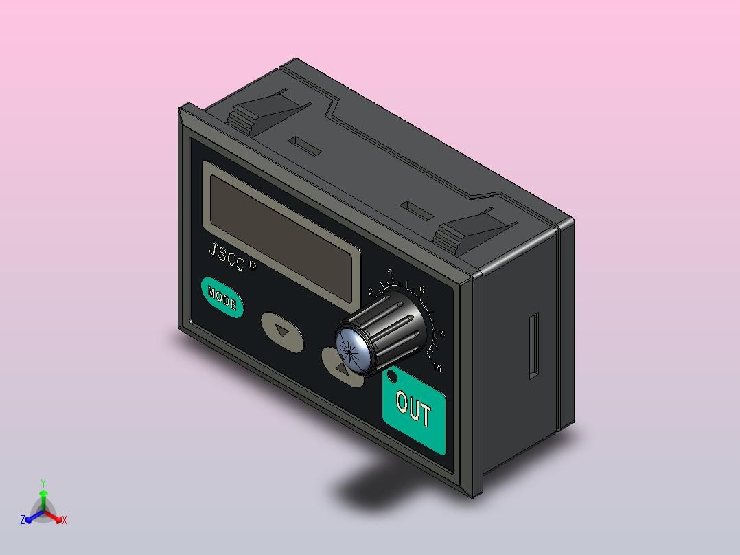 调速器、驱动器DF48主视图