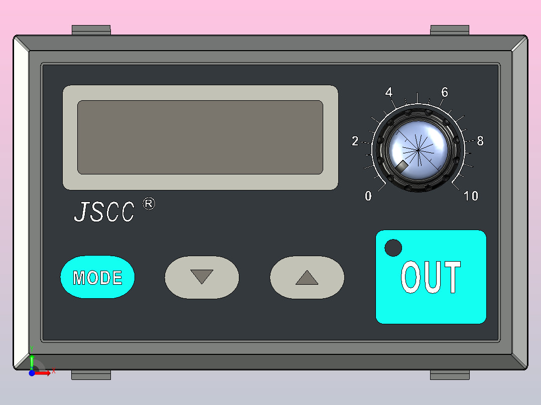 调速器、驱动器DF48前视图