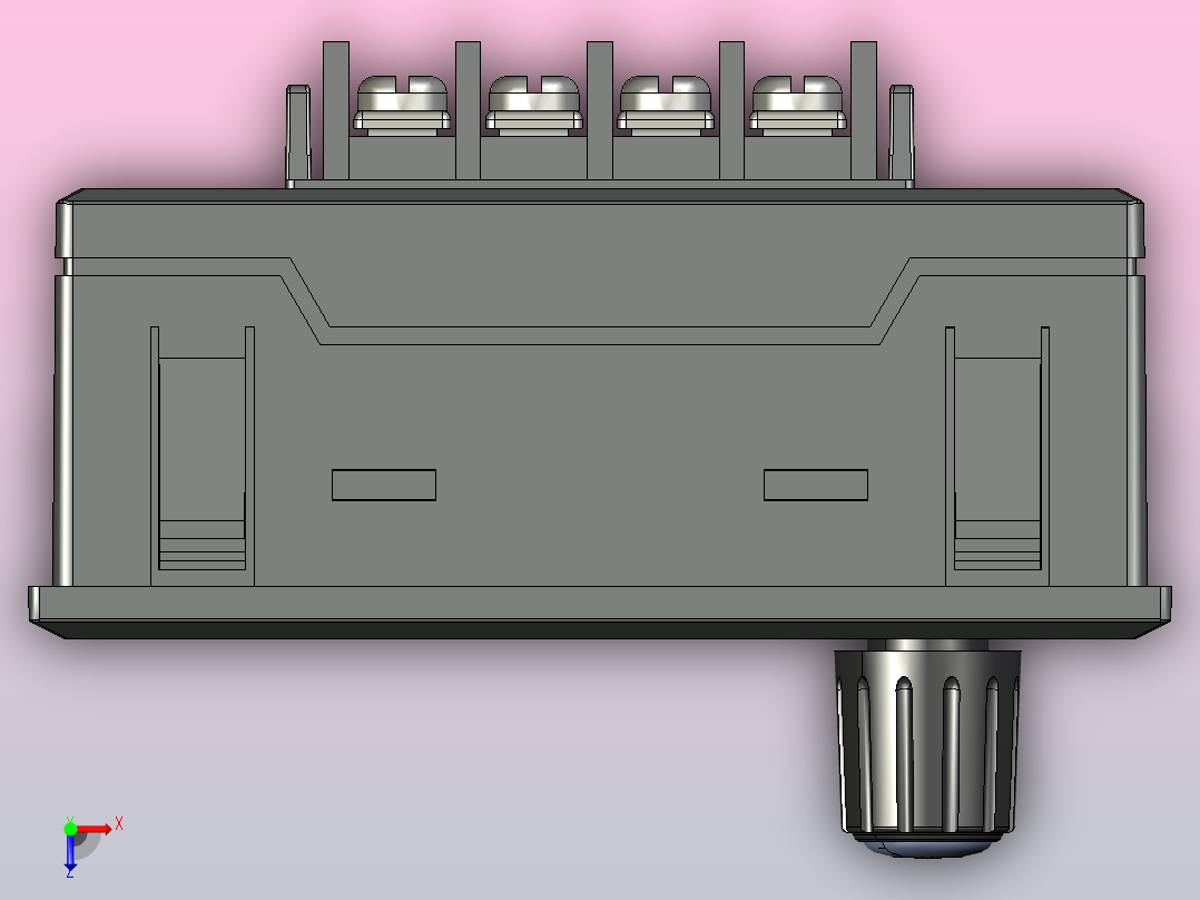调速器、驱动器DF48俯视图