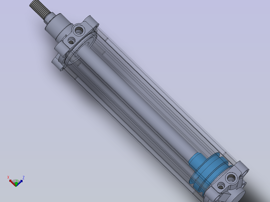 气动缸Rexroth Avantics主视图