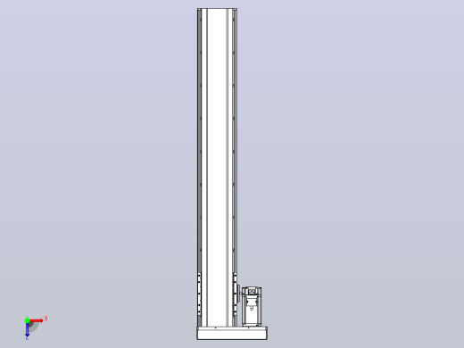 日规模组半封闭丝杆TPA-HNR-120D-1610C-L750-MR-C-P40-N3俯视缩略图