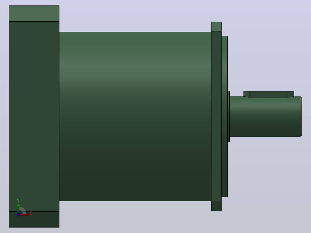 PF60- PF142行星减速机[PF80]前视图