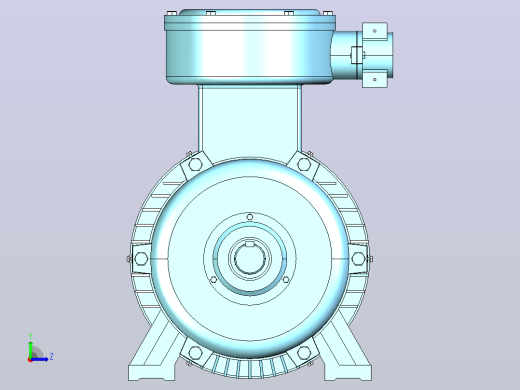 YB3型电机-B3-315-355[YB3-315L1-8]左视缩略图