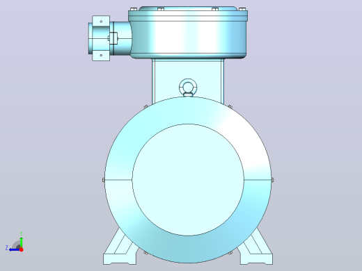 YB3型电机-B3-315-355[YB3-315L1-8]右视缩略图