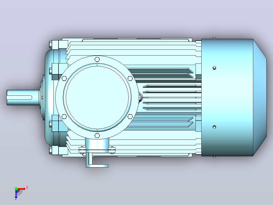 YB3型电机-B3-315-355[YB3-315L1-8]俯视图