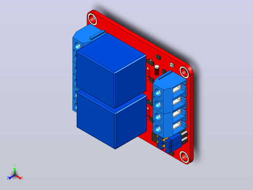 5V、12V、24V双继电器模块