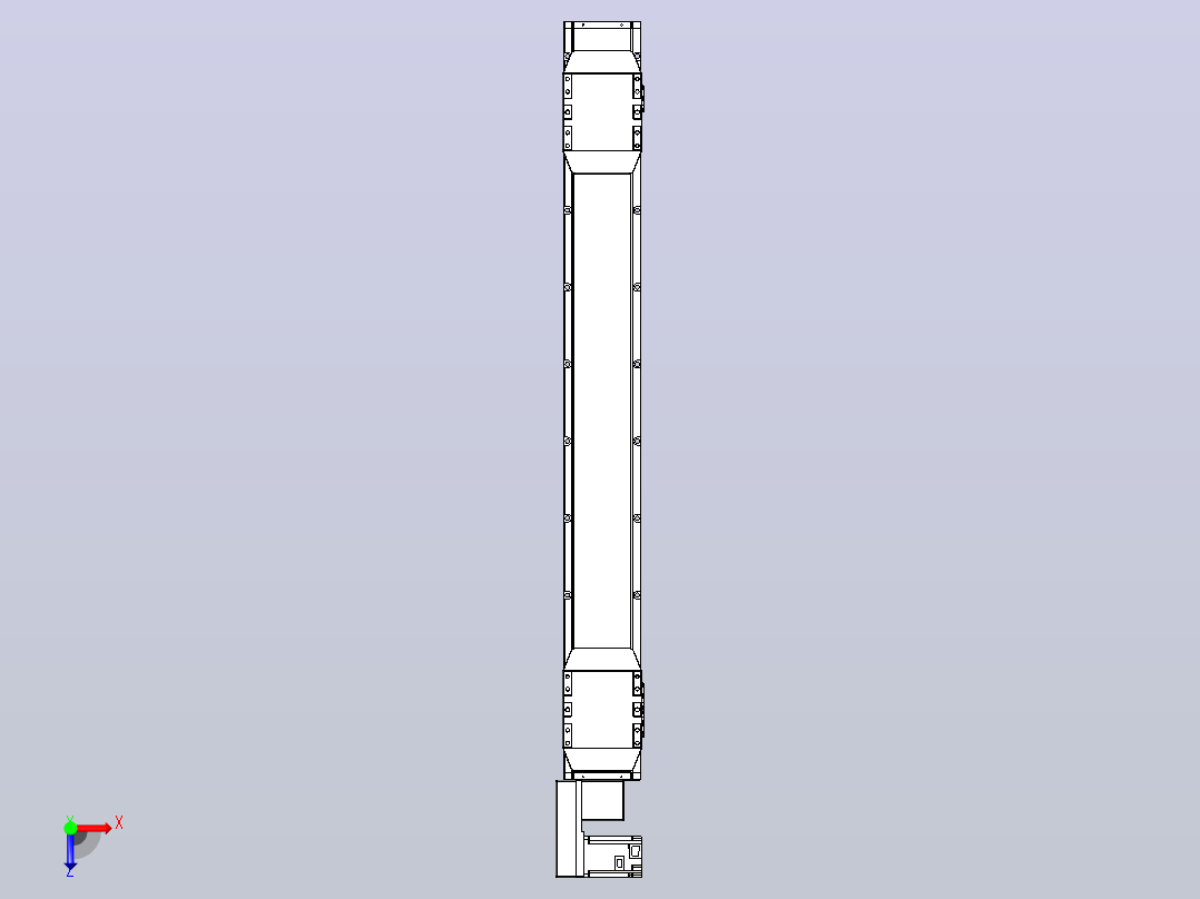 皮带直线轴双滑块型TPA-GCBS-150-P80-L450-QL-M75-N3俯视图