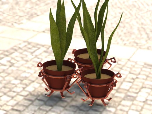 植物和花瓶缩略图