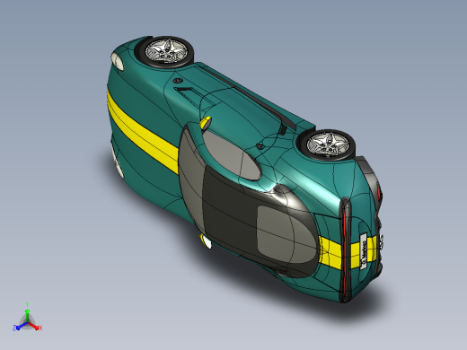 1-运动跑车 sports car stp stl