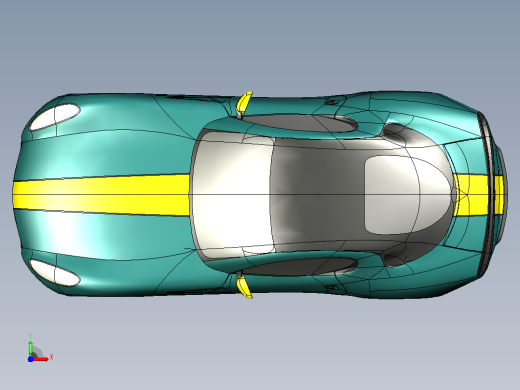 1-运动跑车 sports car stp stl前视缩略图