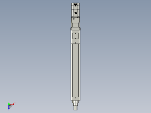 轻载电动缸TPA-ESR80-2510C-L400-M-W-P75-JX-C3俯视缩略图