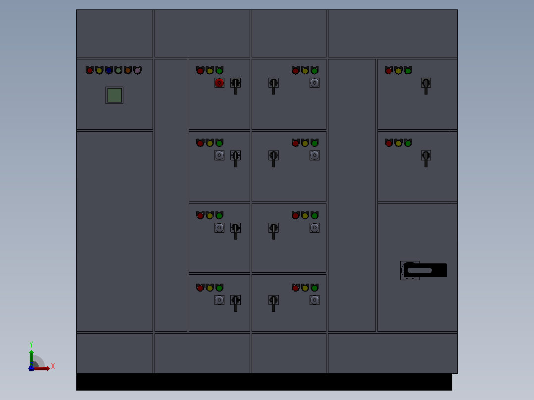 BOX 主配电盘.SLDPRT前视图