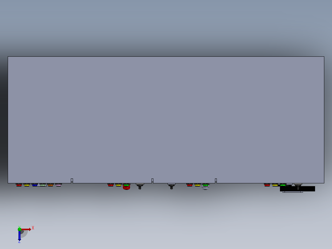 BOX 主配电盘.SLDPRT俯视图