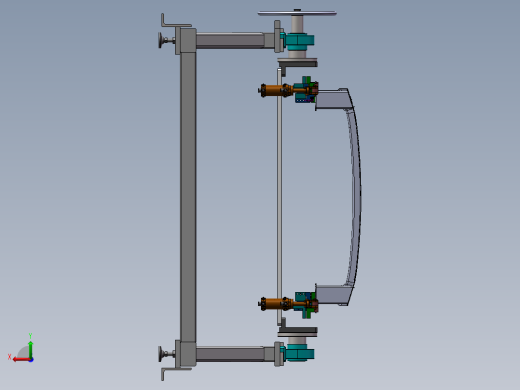 K3457-手动翻转变位机后视缩略图