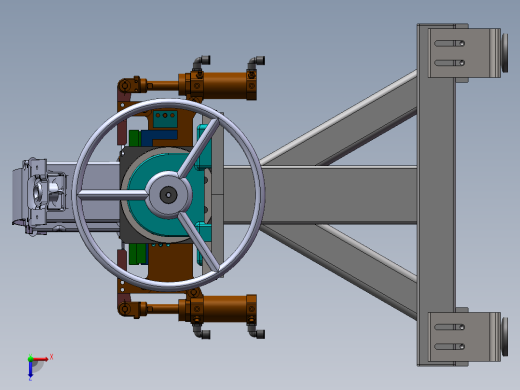 K3457-手动翻转变位机俯视缩略图