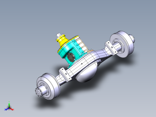 载重汽车驱动桥设计CAD