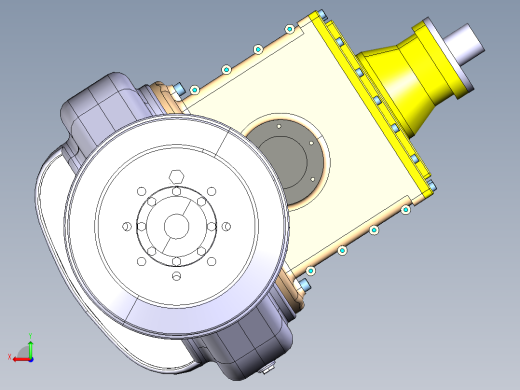 载重汽车驱动桥设计CAD后视缩略图