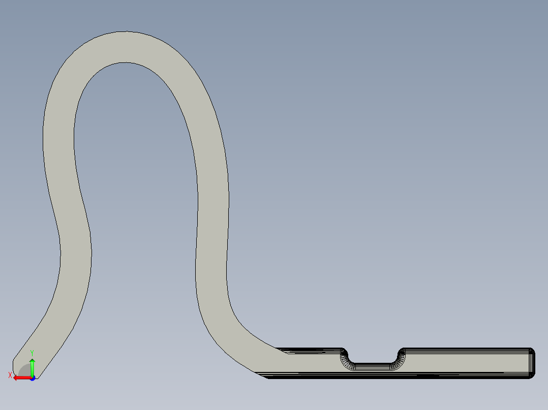 简易支架后视图