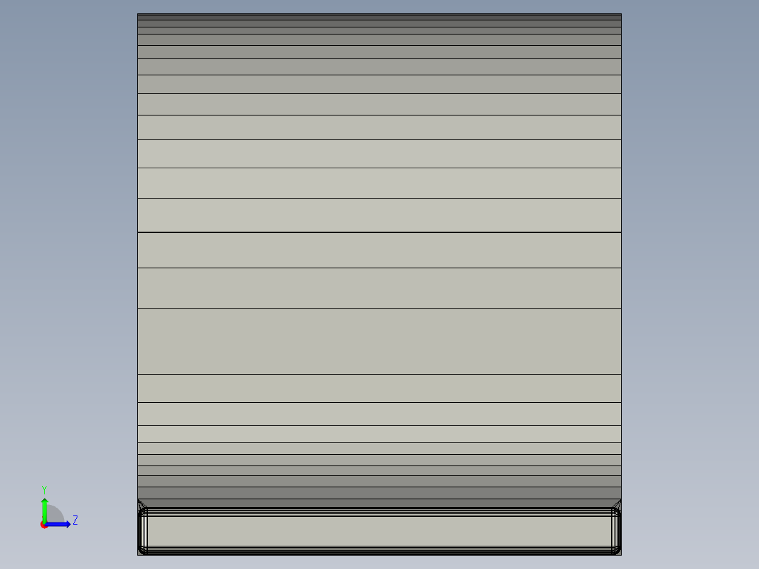 简易支架左视图