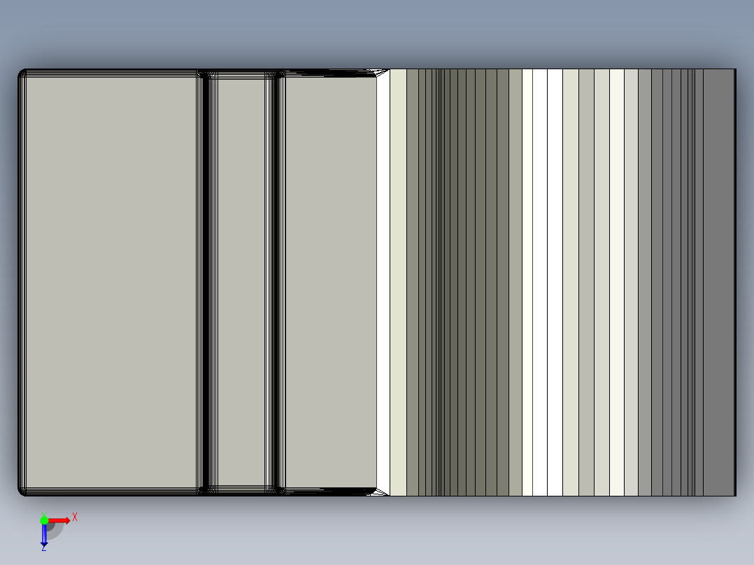 简易支架俯视图