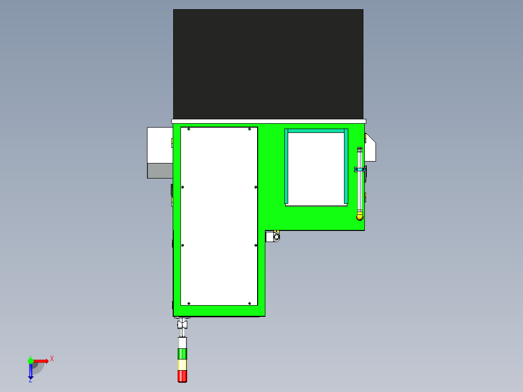 BJ机床-30f俯视图