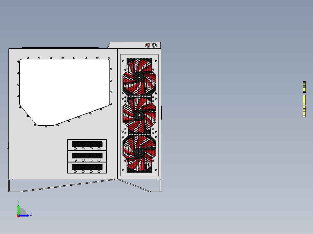 A5_水冷机箱SW2011左视图