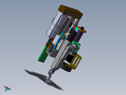 CCD影像自动锁螺丝机构3D图纸 E277