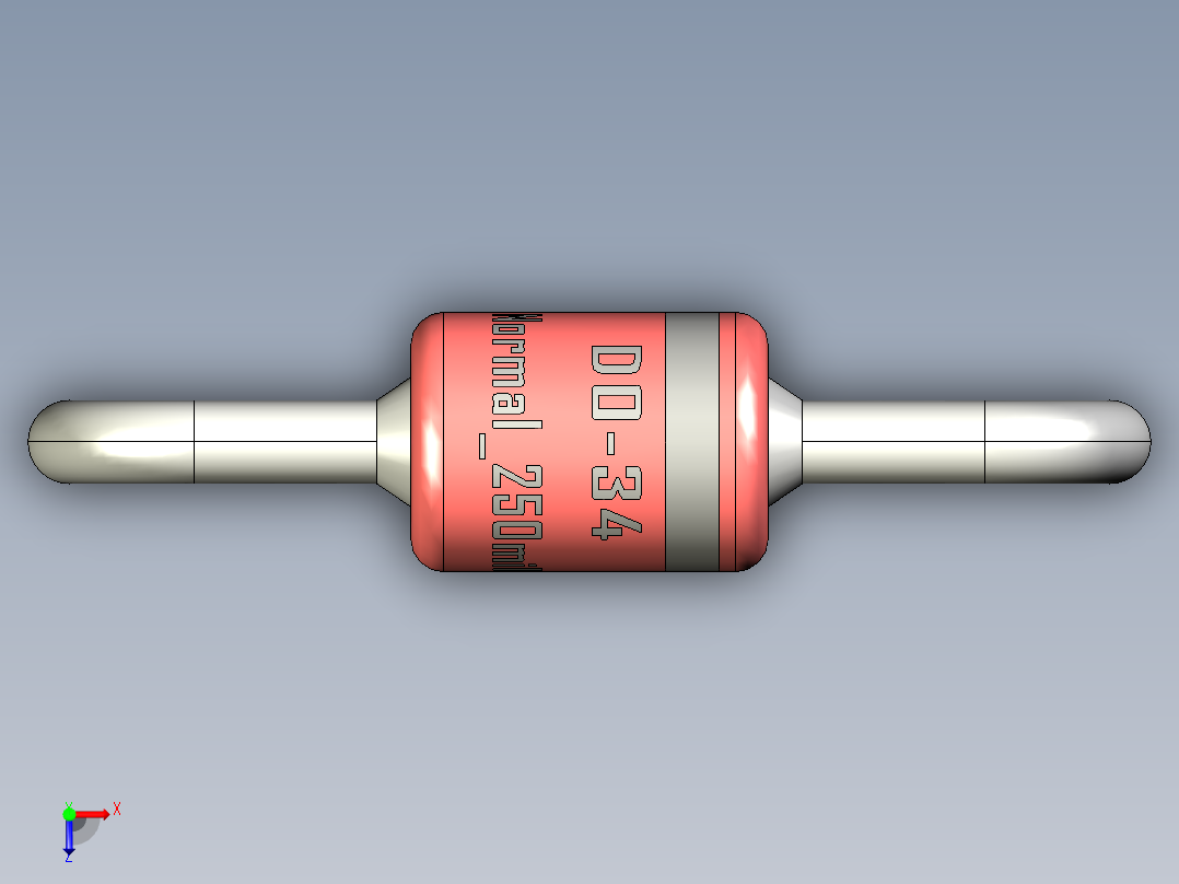 轴向二极管-DO-34_Normal_250mil_rev1.0.rar俯视图