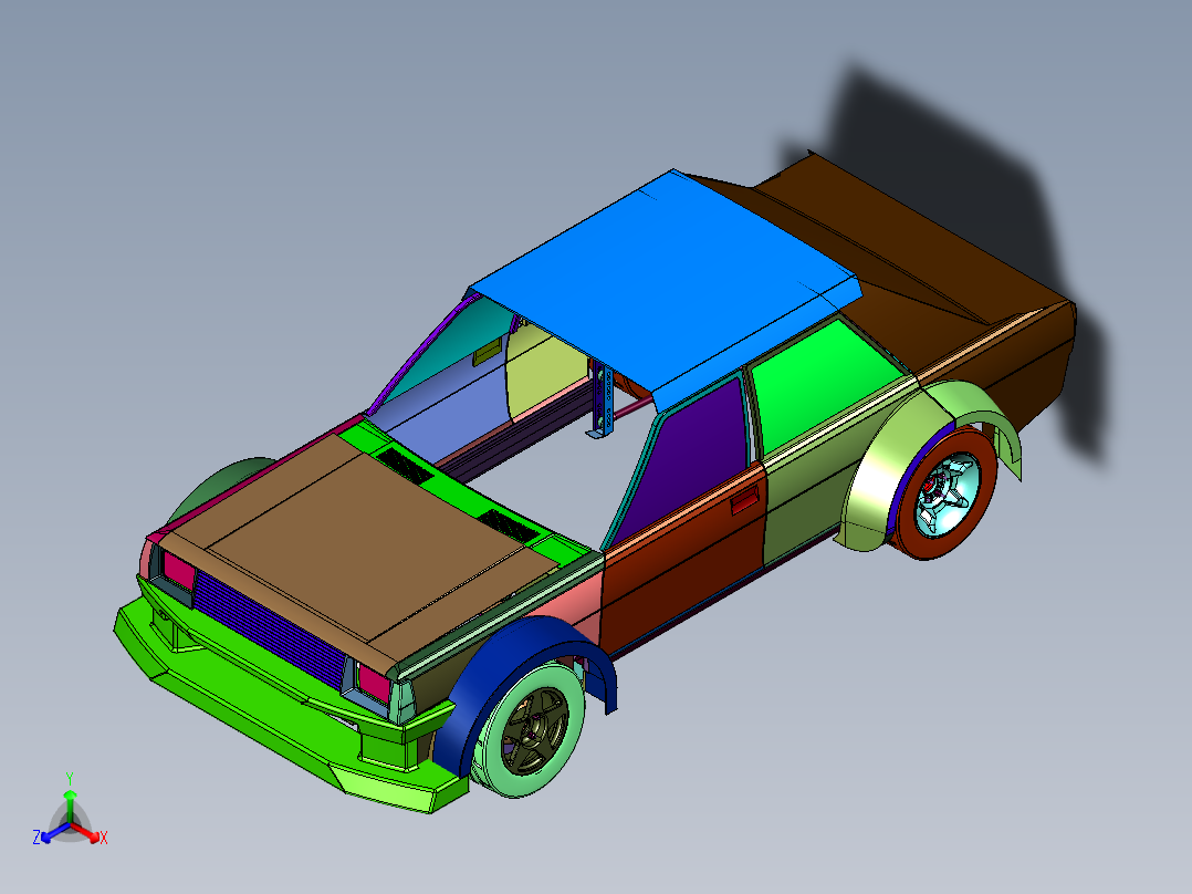 紧凑公路拉力赛车
