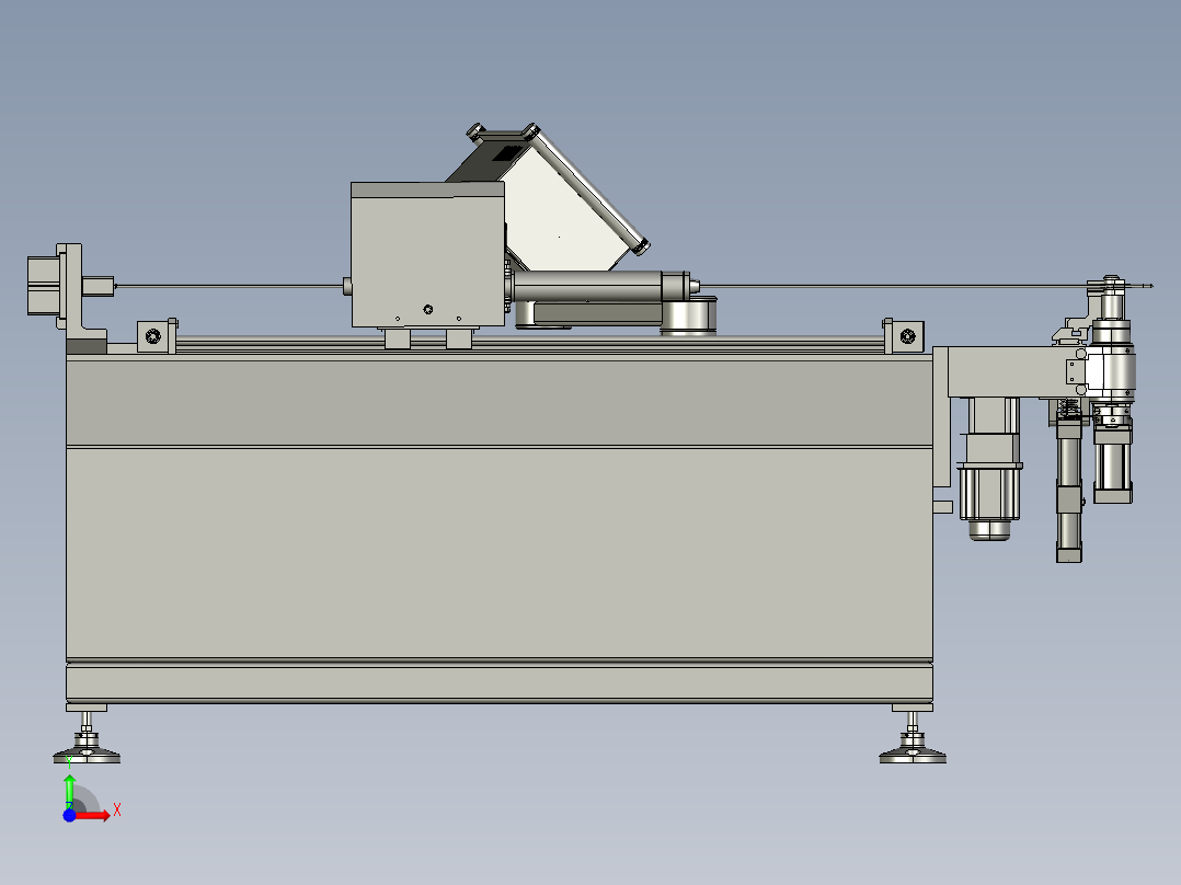 弯管机总装前视图